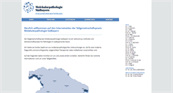 Desktop Screenshot of molekularpathologie-suedbayern.de